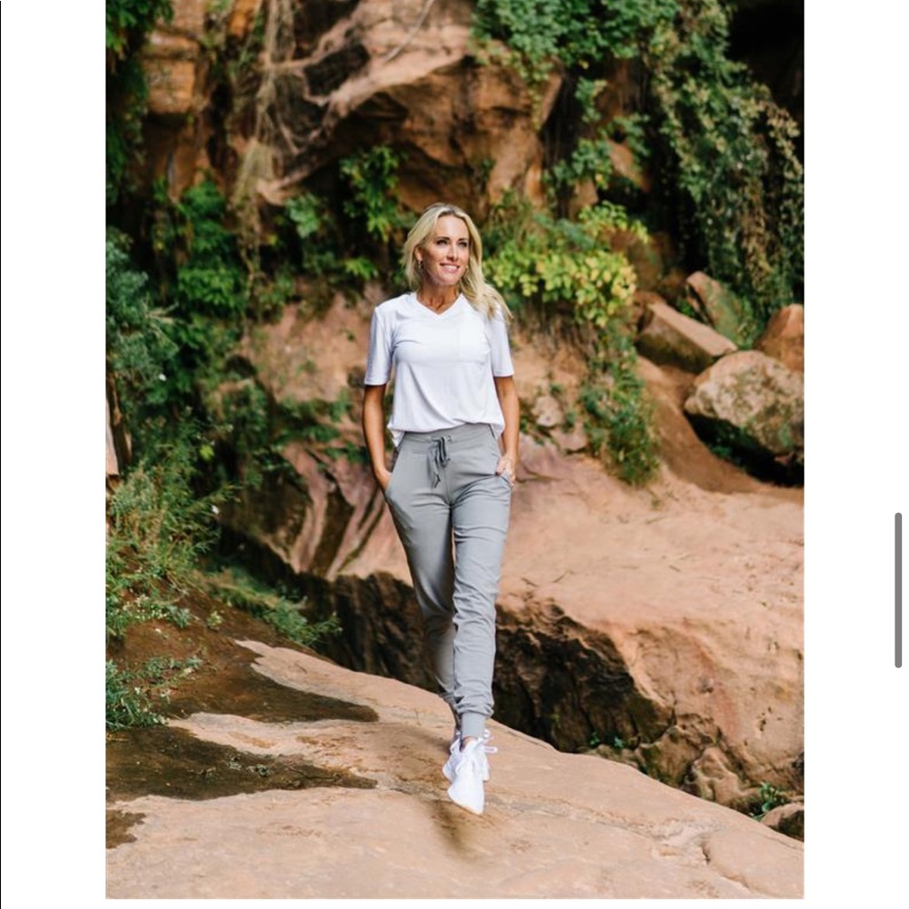 Gray Ascend Joggers - Zyia